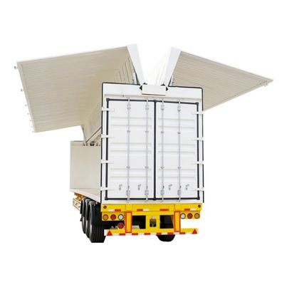 BPW/FUWA 3-Achsen-Logistik Trockenwagen-Typ geschlossener Lieferwagen-Halbanhänger auf Wunsch des Kunden