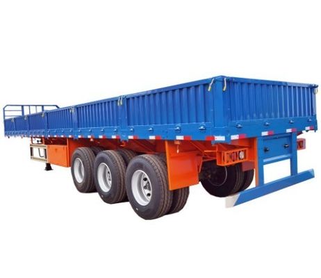 3 X 40L Luftbehälter 3 Achs Dropside Sidewall Semi-Truck Anhänger für den Güterverkehr