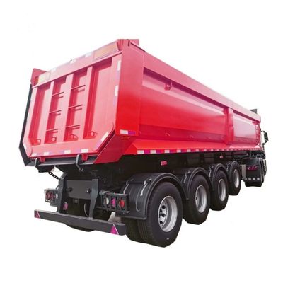 40-80T Hydraulischer Kipper Hinterdump Semi-Anhänger für Sandstein Getreide Transport
