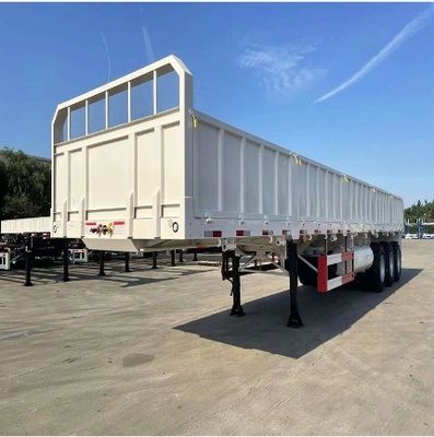 Wabco Bremssystem und Abfallseitenwanddesign für Wosheng 40-80t Lkw-Anhänger
