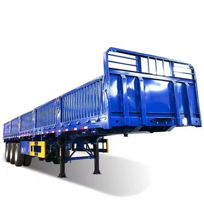 Stahlschüttguttransport-Halbanhänger mit Seitenwand und mechanischer Aufhängung