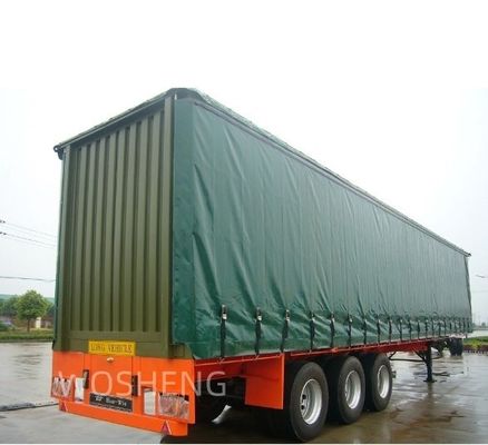 Bestseller Nachfrage des Kunden Semi-Trailer mit 3 Achsen 40ft 45ft Grüner Seitenzaun