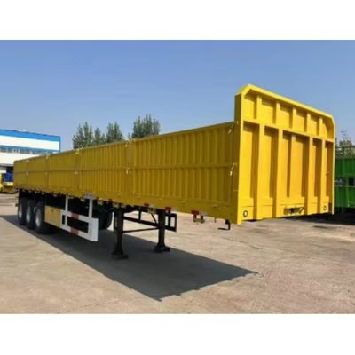 Stahl 3 Achse 40ft 12,4m Zaun Ladung Semi Anhänger Seitenwand Lkw Anhänger für Schüttladung