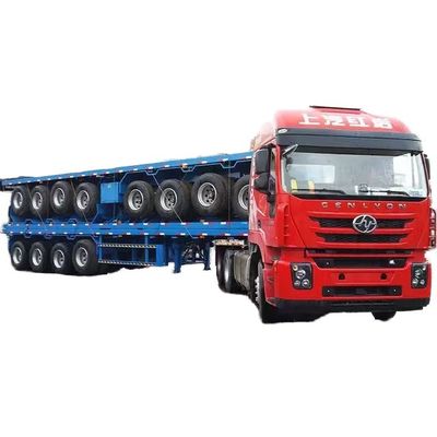 Semi-Trailer 3pc Achse Direkt Flatbed Flatdeck Flatboy Lkw Anhänger Container Flatbett