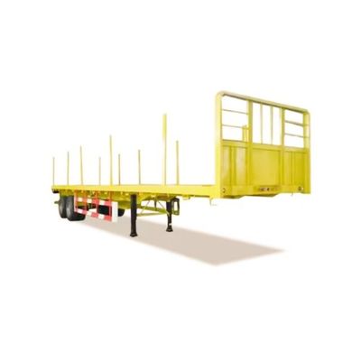 Wosheng Flatbed Truck Trailer mit 3,5&quot; 90mm King Pin und 28t schwerem Landegerät