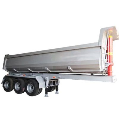 Direktverkauf 4/3 Achse Hinterbehälter Semi-Trailer Tipper Trailer für den Bau