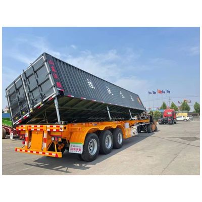 Lkw-Anhänger Schwerlastlastwagen mit U-förmigem End-Tipper-Dump