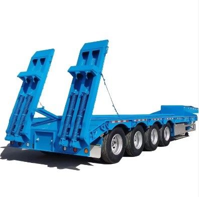 3/4 Achse 40-100 Tonnen Gänsehals Lowboy Low Bed Truck Halbanhänger für von Wosheng