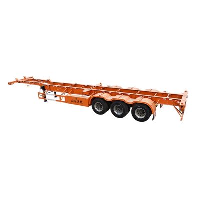 3-Achsen-Container-Chassis-Skelett-Anhänger für den Containertransport