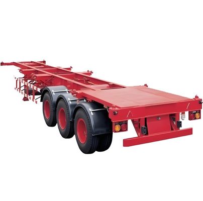 3 Achsen 20-45 Fuß Container Chassis Skelett Halbanhänger mit 12,38x2,48x1,55m Größe