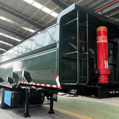 U-Typ Endkipper Semi-Truck Endkipping-Truck Anhänger mit Dual-Line-Bremssystem