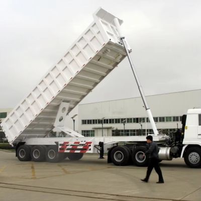 Anpassungsfähiger Mehrsachser-Hinterhydraulischer Aufzugs-Dump-Halbanhänger für Lkw-Anhänger