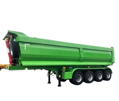 Q345B / T700 Stahl-Hauptstrahl 4-Achsen-Hinterbehälter für den Transport von Erz