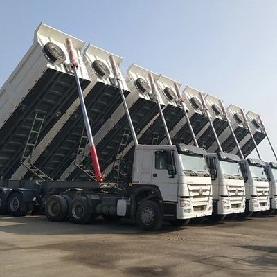 3/4/5 Achsen Hinterdump Semi-Anhänger Tipper Tipping Truck Anhänger mit Stahl Hauptbalken