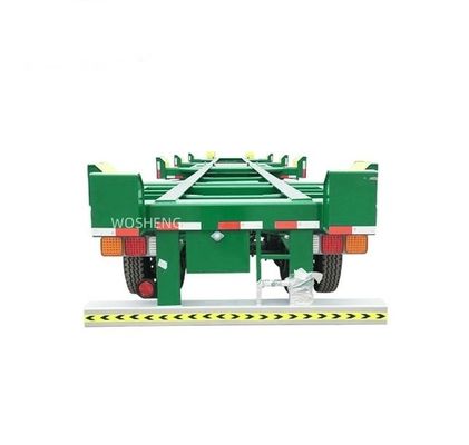 Anpassbarer 12.38x2.48x1.55m Container Skeleton Halbanhänger für den Containertransport