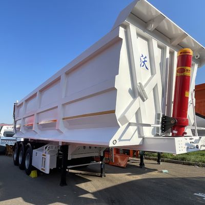 angepasster 3-Achsen-Tipper-Tipper-Hinterhüller-Dump-Truck-Semi-Anhänger für den Bau