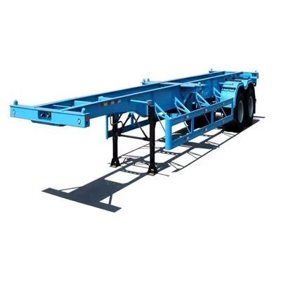 40ft 20ft Tri-Axle Container Trailer Skeleton Trailer mit schwerem Landegerät 28t