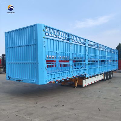 3 Achsen 20-60 Tonnen Hochzaun Semi-Anhänger mit SAF zwei Geschwindigkeit 28t Heavy Duty Landegerät