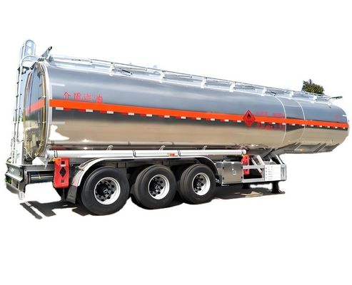 13000*2550*3780mm Kohlenstoffstahl Isolierung Kraftstofftankschiff Halbanhänger mit 12R22.5 Reifen