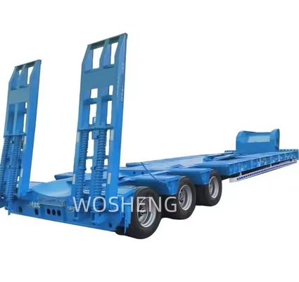 Nachleger für Container mit niedrigem Boden für Last von 40T-100T 13/16/20 Tonnen Achse Q345B / T700 Stahlbalken