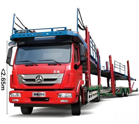 Kunden Optional 3-Achsen-Fahrzeugträger Semi-Anhänger für Fahrzeugtransport von 6-10 Autos
