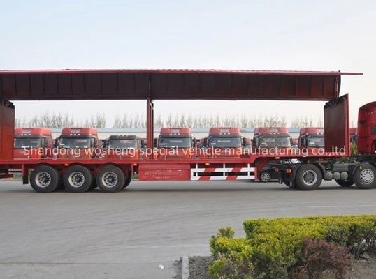 Wosheng 30/40t Logistik Flügelspannung Van Semi-Anhänger Doppel-Linienbremssystem WABCO
