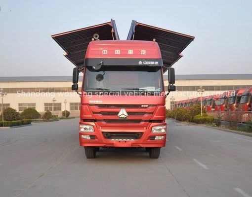 Wosheng 30/40t Logistik Flügelspannung Van Semi-Anhänger Doppel-Linienbremssystem WABCO