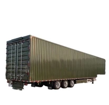 Wosheng 3-Achsen-Logistik-Flügelspannung Van-Semi-Anhänger 30-40 Tonnen Max-Nutzlast-Lkw-Anhänger