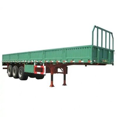 Guter Export 13m 3 Achs Seitenwand Semi-Anhänger mit hoher Nutzlast und Stahlmaterial