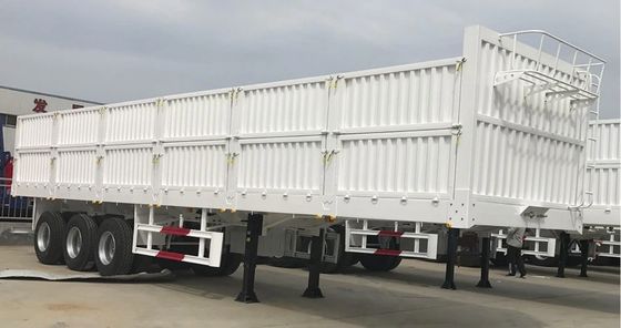 Guter Export 13m 3 Achs Seitenwand Semi-Anhänger mit hoher Nutzlast und Stahlmaterial