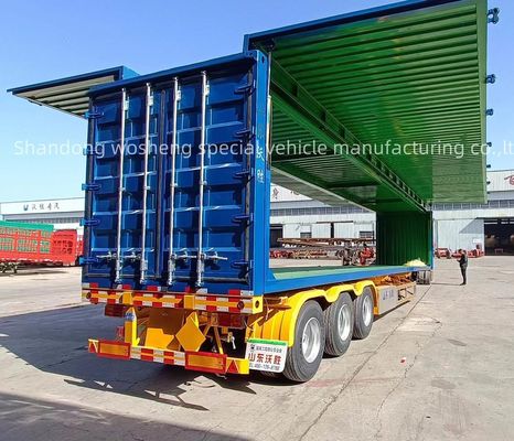 King Pin 90 3,5&quot; JOST/Other Wosheng 3 Achse 30/40T Logistik-Wingspan Van Halbanhänger