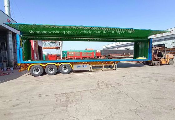 King Pin 90 3,5&quot; JOST/Other Wosheng 3 Achse 30/40T Logistik-Wingspan Van Halbanhänger