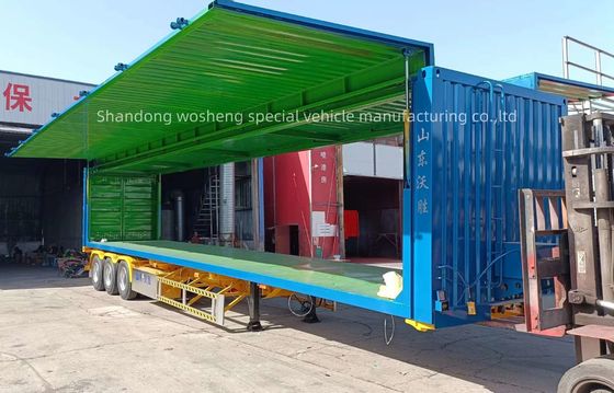 King Pin 90 3,5&quot; JOST/Other Wosheng 3 Achse 30/40T Logistik-Wingspan Van Halbanhänger