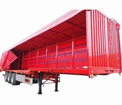Wosheng 3 Sattel-Side-Trailer mit doppelter Linienbremsanlage