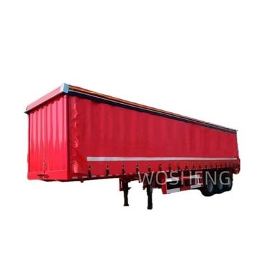 Wosheng 3 Sattel-Side-Trailer mit doppelter Linienbremsanlage