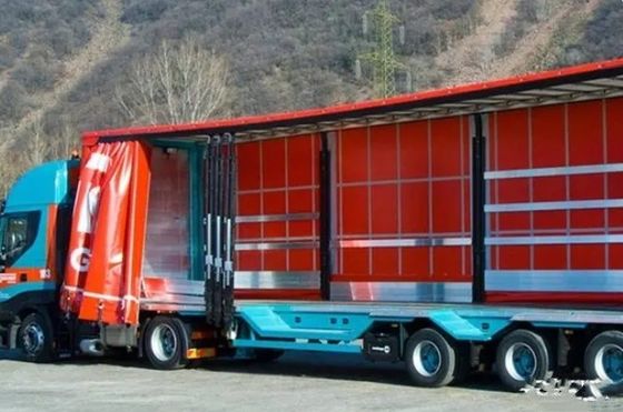 Wosheng 3 Sattel-Side-Trailer mit doppelter Linienbremsanlage
