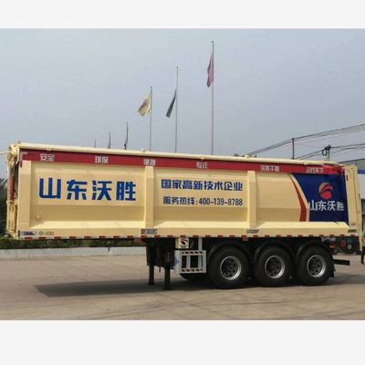 60000 kg Max Payload Crawler/Live Floor Dump Truck mit Zweiwegtransport und Eigenschaften