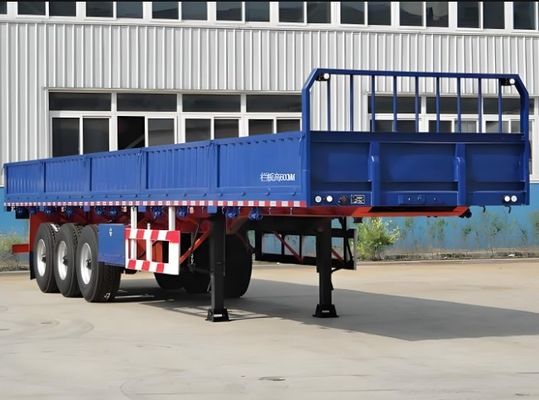 Leichtes Gewicht 2 3 4 Achs Nutzlast 50 Tonnen Lastwagen Halbanhänger mit Q345B T700 Material