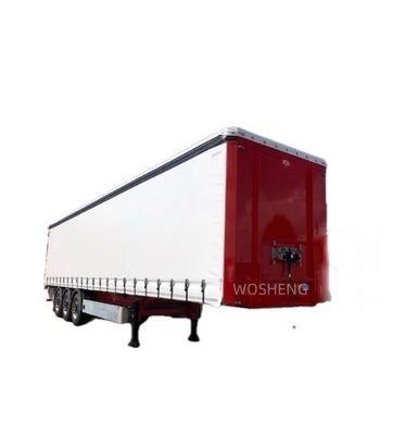 Semi-Trailer Wosheng 2024 3 Axle Express und Logistik Vorhangseite Semi-Trailer Lkw