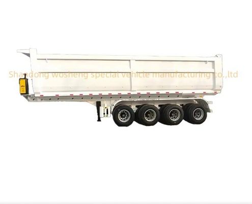 11000x2500x3700mm Anpassungsfähige Wosheng Semi-Anhänger Tipper Semi-Truck Tipping Anhänger