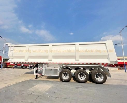 11000x2500x3700mm Anpassungsfähige Wosheng Semi-Anhänger Tipper Semi-Truck Tipping Anhänger