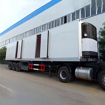 Q345B T700 Material Schwerlast 45ft Kühlwagen-Semi-Anhänger mit Reefer-Antriebseinheit