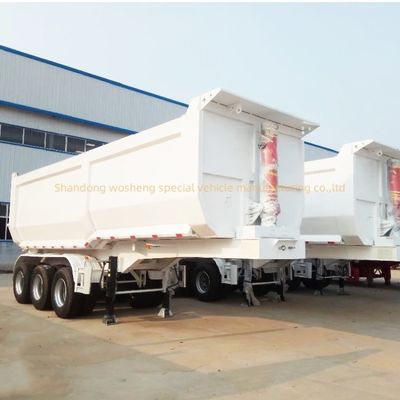 11000x2500x3700mm Anpassungsfähige Wosheng Semi-Anhänger Tipper Semi-Truck Tipping Anhänger