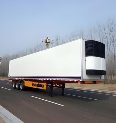 Leistungsstahl 40ft 45ft 53ft Gefrierschrank Halbanhänger Kühlschrank Lkw Halbanhänger