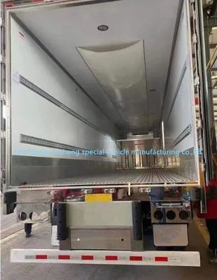 Leistungsstahl 40ft 45ft 53ft Gefrierschrank Halbanhänger Kühlschrank Lkw Halbanhänger