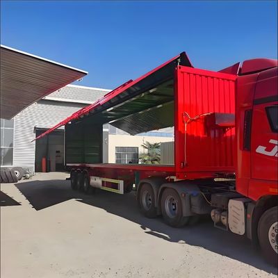 Semi-Anhänger Flügelspannung Van Semi-Anhänger mit Kundenanfrage und Anpassung