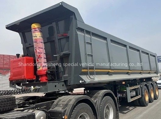 30-100 Tonnen U-Typ Hydraulischer Hinterdump Semi-Anhänger Tipper Tipping Semi-Lkw Anhänger