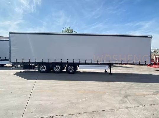 Anpassbarer 53 Ft Tarpaulin Seitenvorhang Behälter Semi-Anhänger für Getränke und Gemüse
