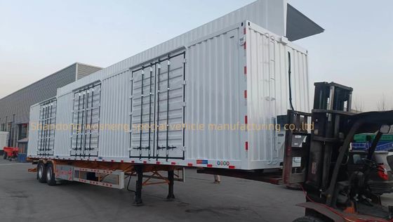 12R22.5 12 Einheiten Reifen offenes Van Wand Doppelflügel Halbanhänger für den Gütertransport