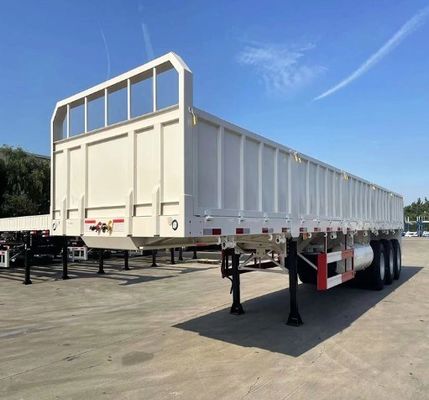 40ft Drop Seitenwand Massenzaun Pfahlbettbehälter Schwere Ladung Seitenwand Board LKW Halbanhänger